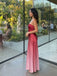 Elegant ombre liquid satin maxi dress flowing silhouette side view
