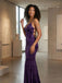 Back view of criss-cross lace-up mermaid dress with open back design
