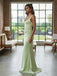 Sage Green Satin Corset Maxi Dress – Floral Applique Formal Gown