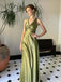 Satin Halter Cross Back Open-Back Maxi Dress - V-Neck Formal Gown for Weddings & Prom