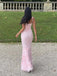 Pink 3D Floral Mermaid Maxi Dress | Square Neck Lace-Up Back Formal Gown for Weddings & Prom