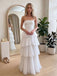 lightweight bridal shower dress soft white fabric