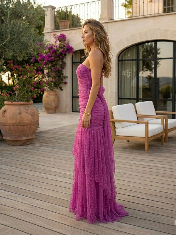 sparkle sequin evening dress movement shot