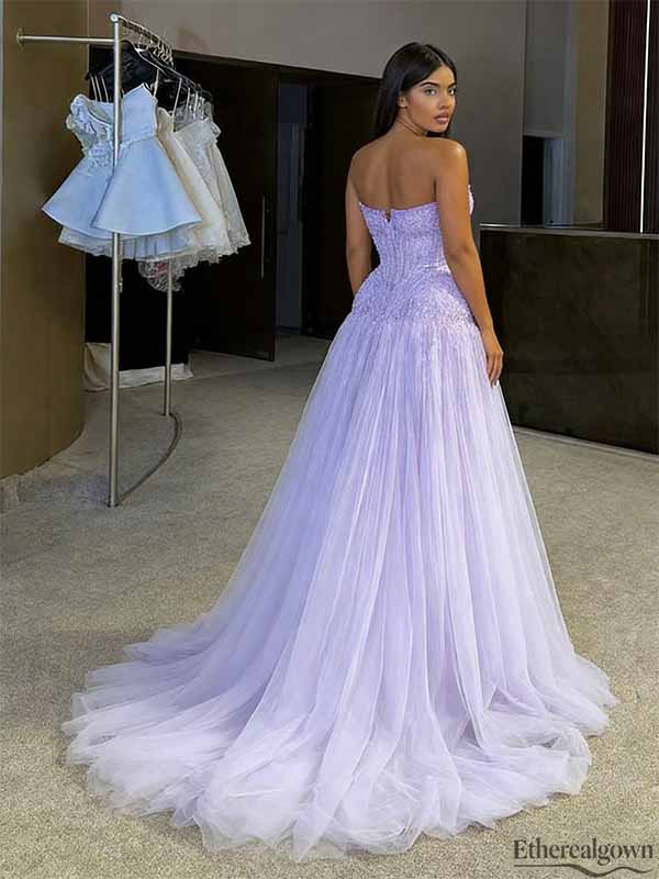 Etherealgown-Gorgeous_Lavender_Tulle_Beaded_Strapless_A-line_Formal_Dress1