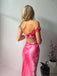 Etherealgown-Gorgeous Rose Pink One-Shoulder Backless Mermaid Long Evening Gown